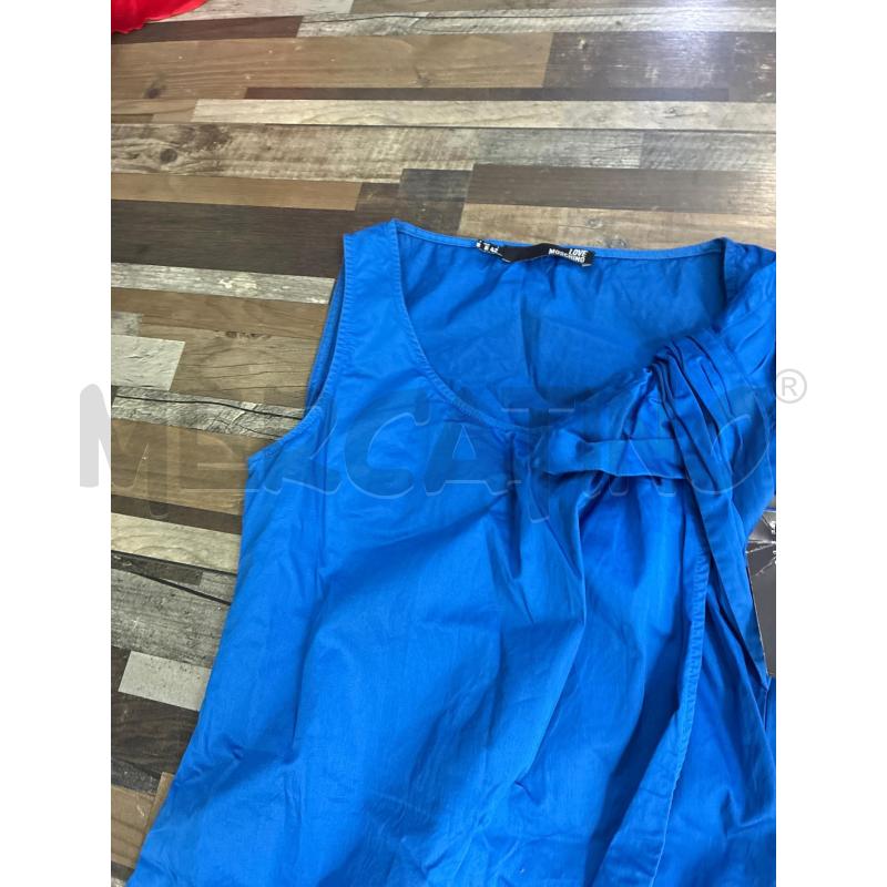 VESTITO DONNA MO0SCHINO CELESTE TG 42 | Mercatino dell'Usato Montesilvano 2