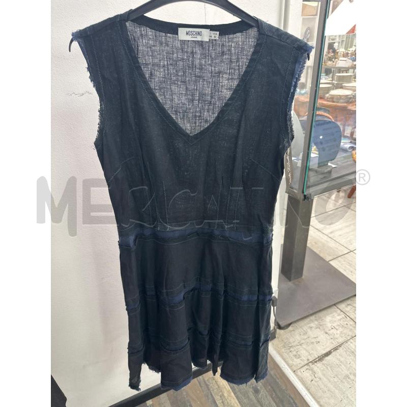 VESTITO DONNA MOSCHINO NERO BLU TG 44 | Mercatino dell'Usato Montesilvano 1