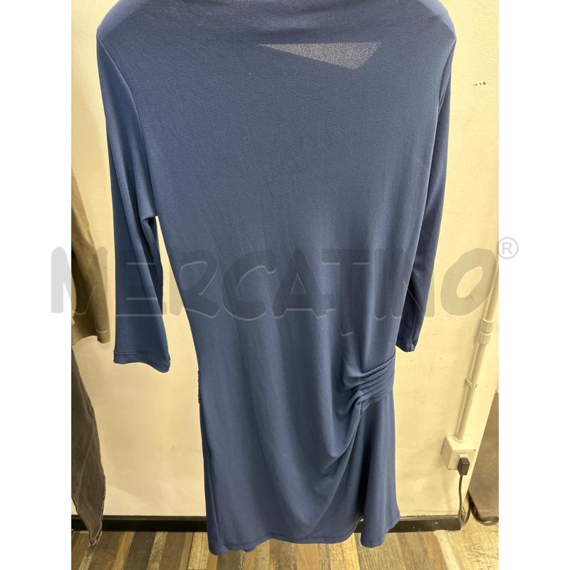 VESTITO DONNA MOTIVI BLU TRATTEGGIATO LATO  | Mercatino dell'Usato Montesilvano 3