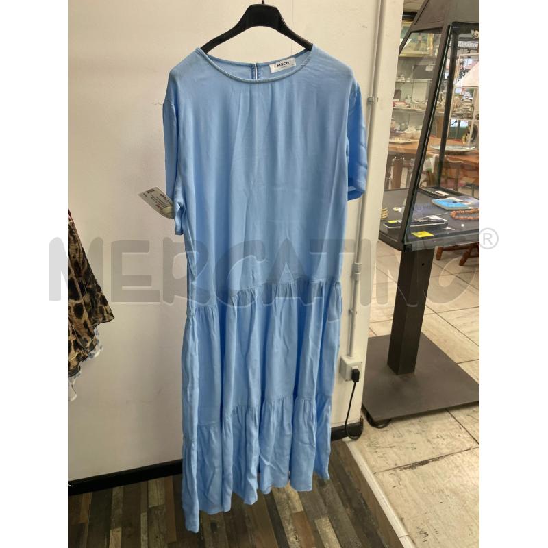 VESTITO DONNA MSCH AZZURRO LEGGERO LUNGO TG GRANDE | Mercatino dell'Usato Montesilvano 1