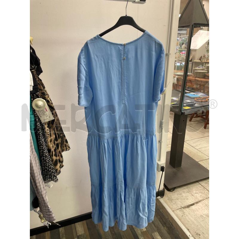 VESTITO DONNA MSCH AZZURRO LEGGERO LUNGO TG GRANDE | Mercatino dell'Usato Montesilvano 3