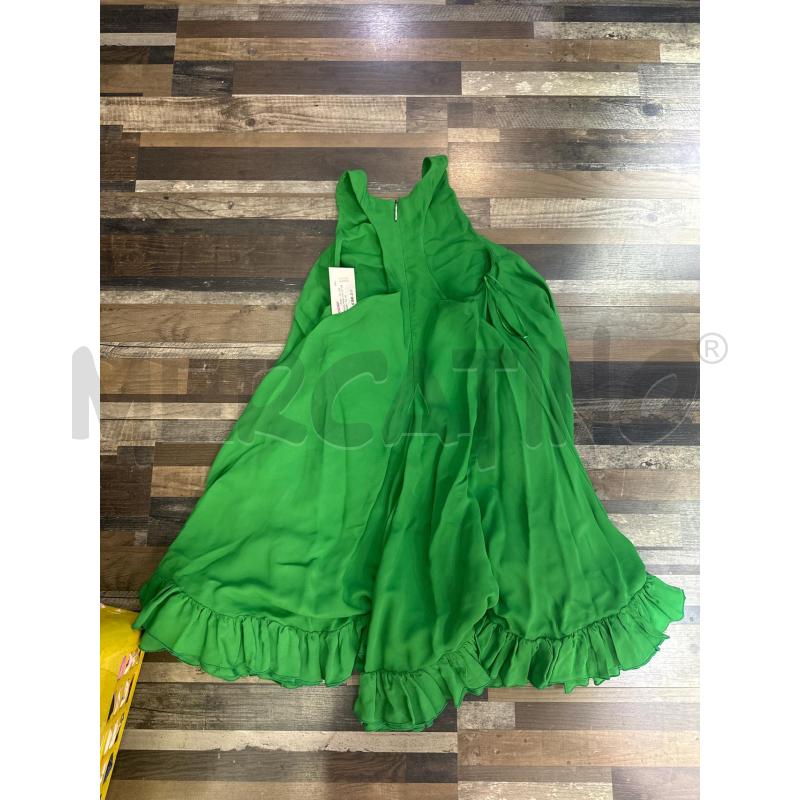VESTITO DONNA MSGM VERDE LUNGO | Mercatino dell'Usato Montesilvano 3