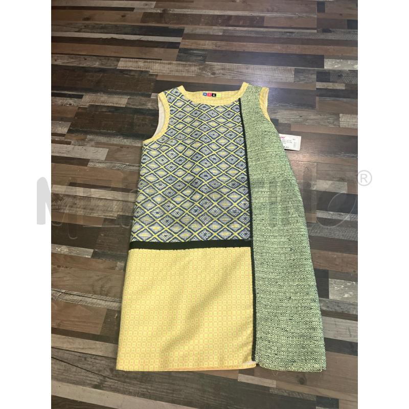 VESTITO DONNA MSG GIALLO VERDE TG 40 | Mercatino dell'Usato Montesilvano 1