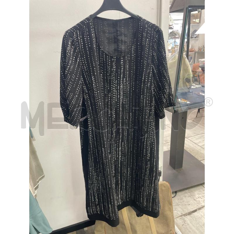 VESTITO DONNA NERO BIANCO PUNTINI | Mercatino dell'Usato Montesilvano 1