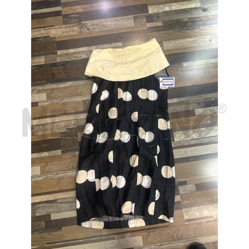 VESTITO DONNA NERO POINS BEIGE TG 46 ARCHIVIO | Mercatino dell'Usato Montesilvano 1