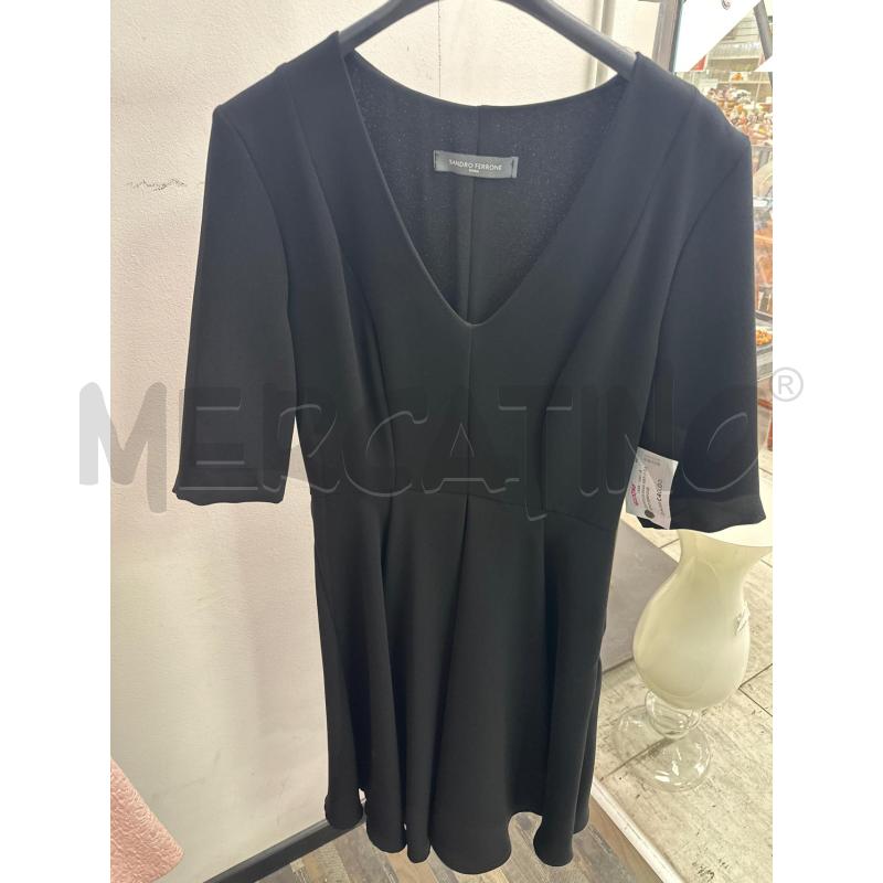 VESTITO DONNA NERO SANDRO FERRONE  | Mercatino dell'Usato Montesilvano 1