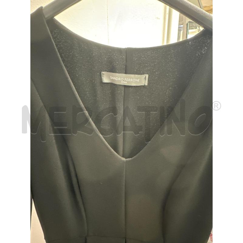 VESTITO DONNA NERO SANDRO FERRONE  | Mercatino dell'Usato Montesilvano 2