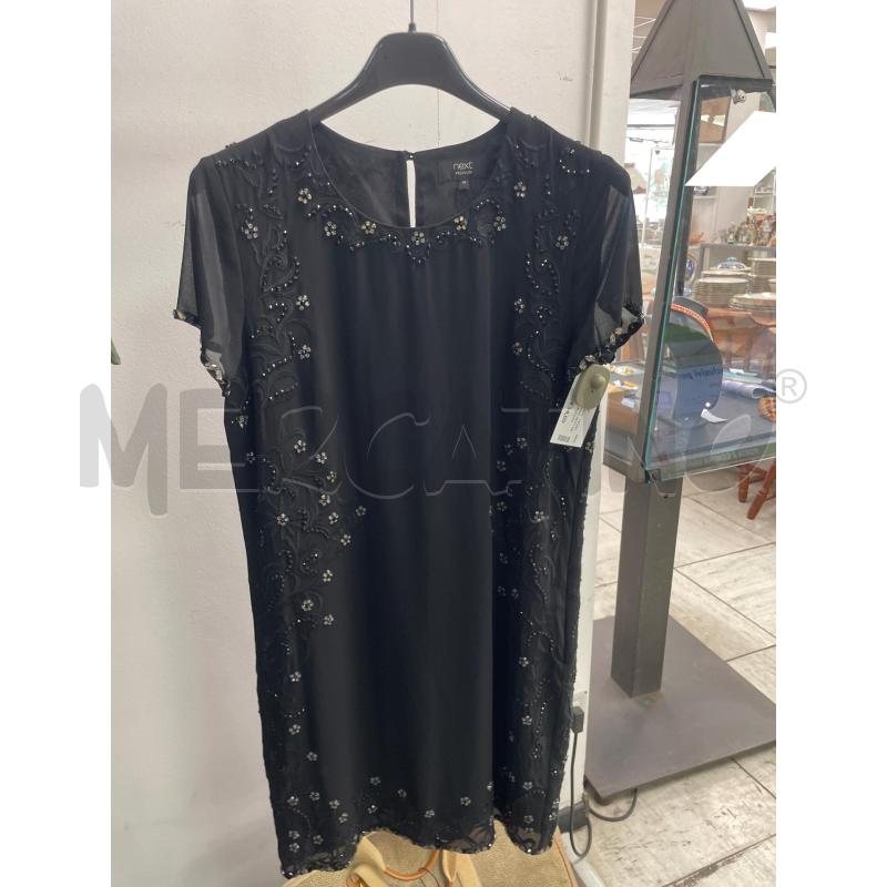 VESTITO DONNA NEXT NERO STRASS ELEGANTE  | Mercatino dell'Usato Montesilvano 1