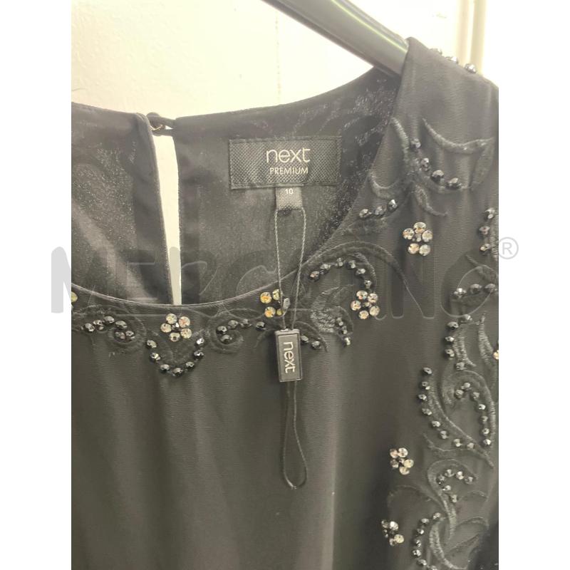 VESTITO DONNA NEXT NERO STRASS ELEGANTE  | Mercatino dell'Usato Montesilvano 2