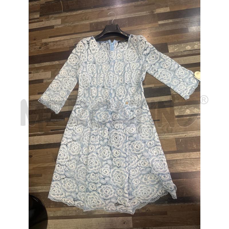 VESTITO DONNA OPIUM BIANCO AZZURRO PIZZO | Mercatino dell'Usato Montesilvano 1