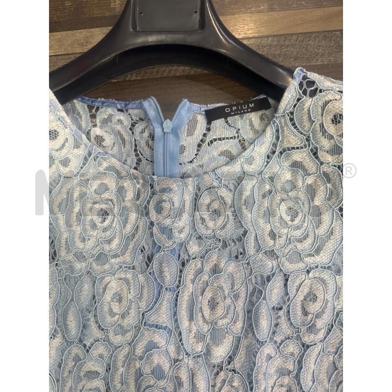 VESTITO DONNA OPIUM BIANCO AZZURRO PIZZO | Mercatino dell'Usato Montesilvano 2
