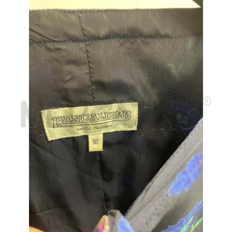 VESTITO DONNA PANCALDI BLU FIORI TG VI | Mercatino dell'Usato Montesilvano 3