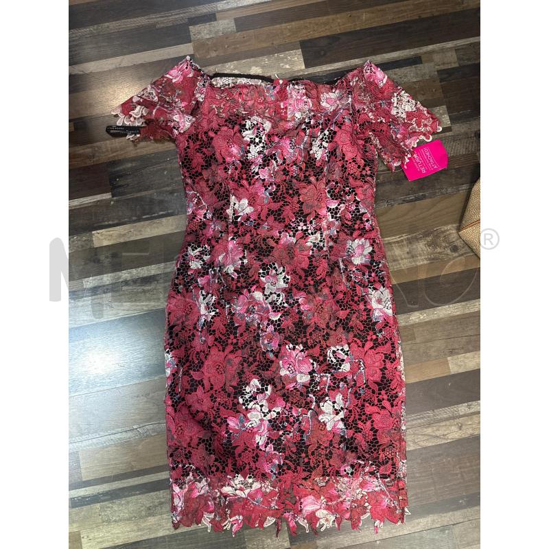 VESTITO DONNA PAPER DOLLS ROSSO BIANCO RICAMO TG 42 | Mercatino dell'Usato Montesilvano 1