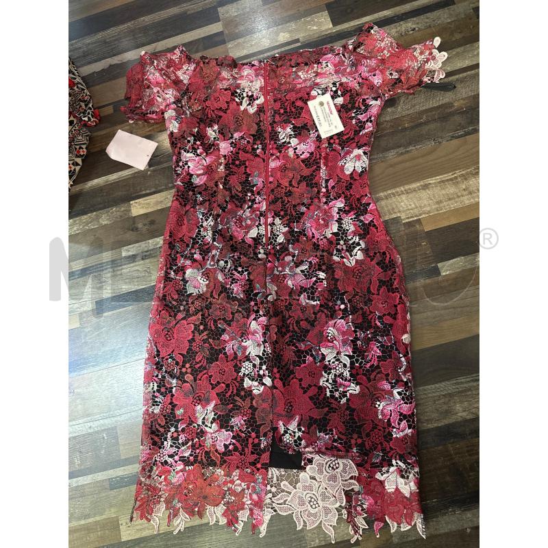 VESTITO DONNA PAPER DOLLS ROSSO BIANCO RICAMO TG 42 | Mercatino dell'Usato Montesilvano 3