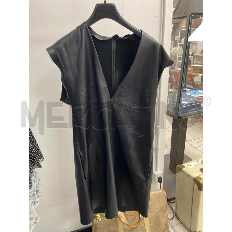VESTITO DONNA PELLE SMARCHIATO SCOLLO V PROFONDO | Mercatino dell'Usato Montesilvano 1