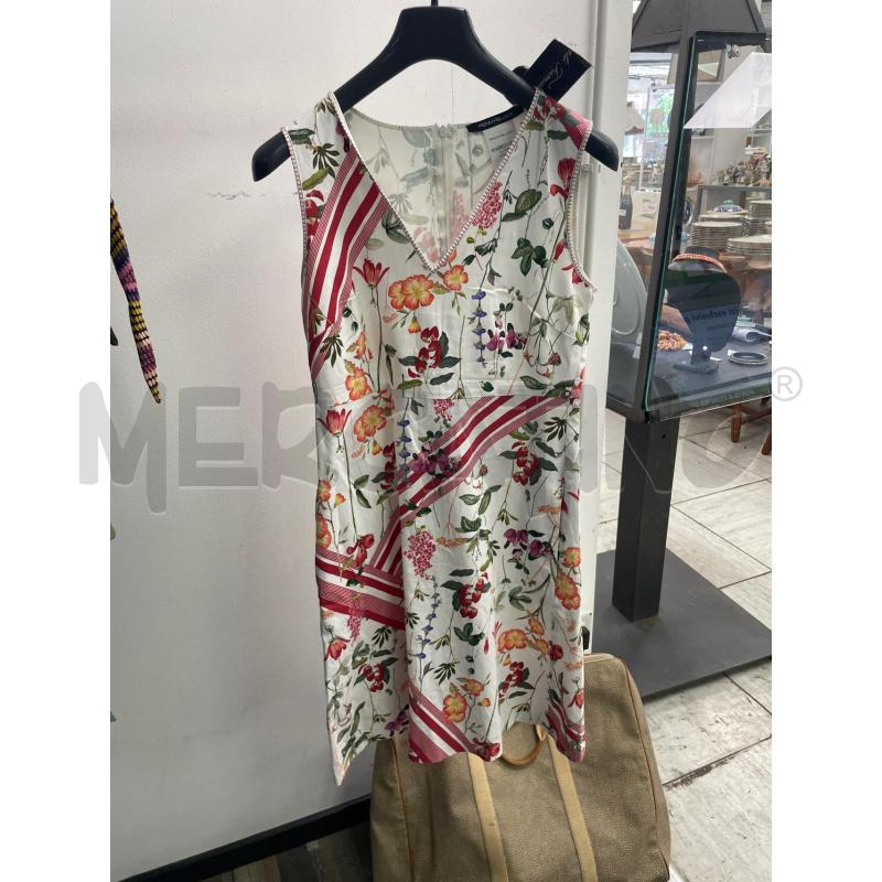 VESTITO DONNA PENNYBLACK BIANCO FIORI SMANICATO | Mercatino dell'Usato Montesilvano 1