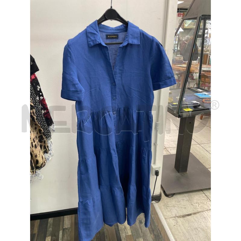 VESTITO DONNA PIOMBO BLU LUNGO TG GRANDE | Mercatino dell'Usato Montesilvano 1