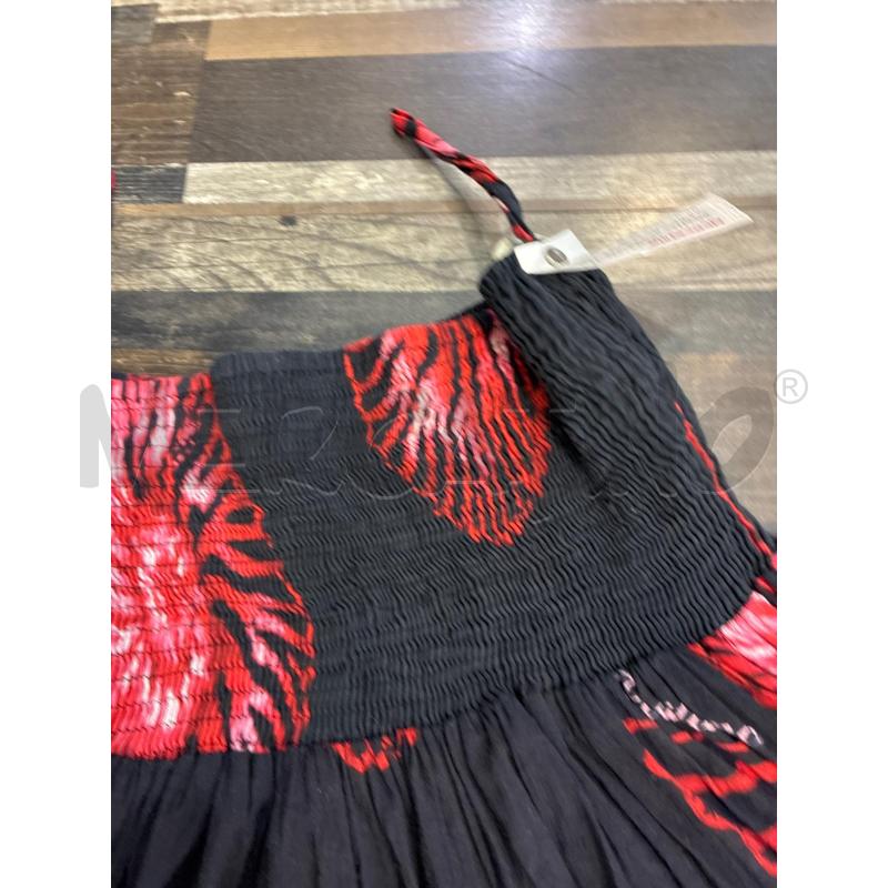 VESTITO DONNA POSITANO NERO ROSSOSIZE FREE | Mercatino dell'Usato Montesilvano 3