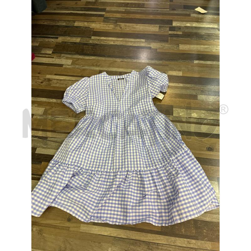 VESTITO DONNA QUADRI CELESTE NUNA | Mercatino dell'Usato Montesilvano 1