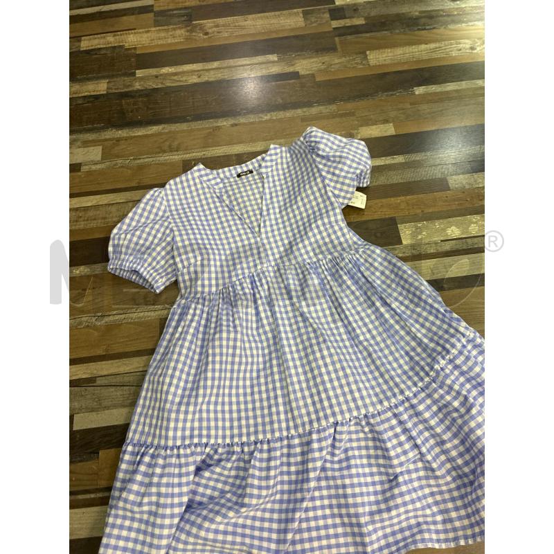VESTITO DONNA QUADRI CELESTE NUNA | Mercatino dell'Usato Montesilvano 2
