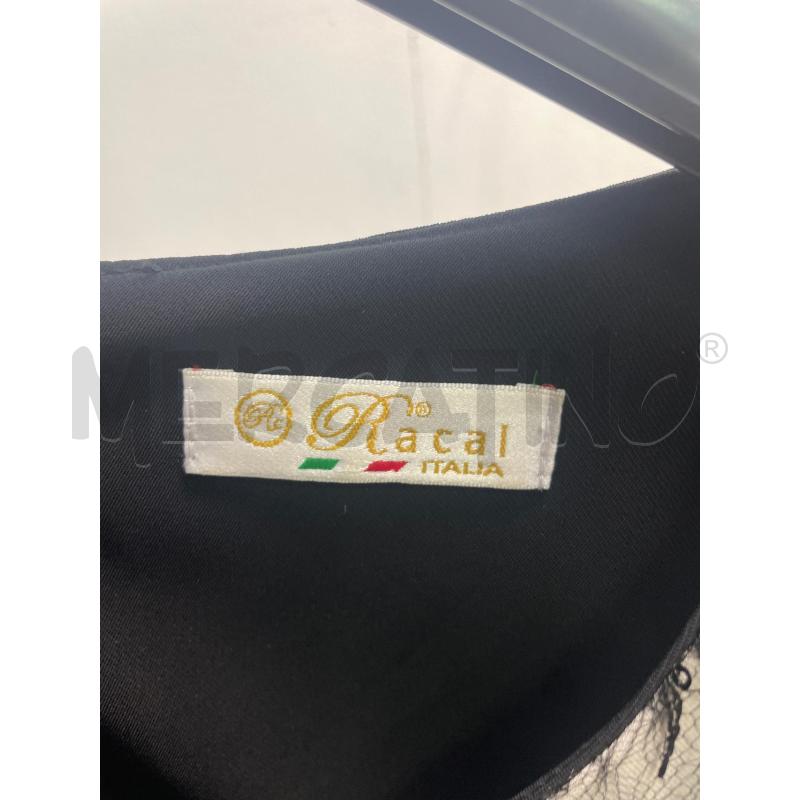 VESTITO DONNA RACAL NERO BIANCO PAILLETTES CERIMONIA TG GRANDE | Mercatino dell'Usato Montesilvano 2