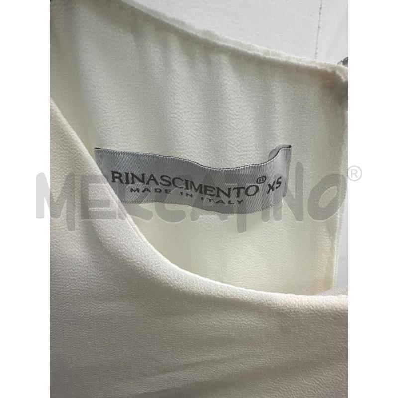 VESTITO DONNA RINASCIMENTO BIANCO VELATO GONNA TUBINO NERO | Mercatino dell'Usato Montesilvano 2