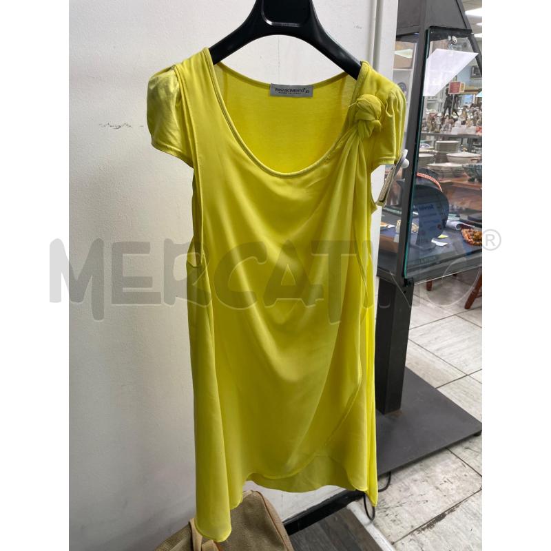 VESTITO DONNA RINASCIMENTO GIALLO VELATO | Mercatino dell'Usato Montesilvano 1