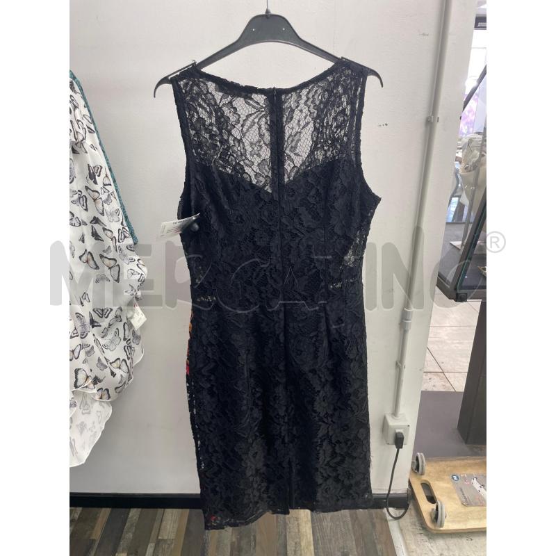 VESTITO DONNA RINASCIMENTO PIZZO NERO ROSSO TG L | Mercatino dell'Usato Montesilvano 2