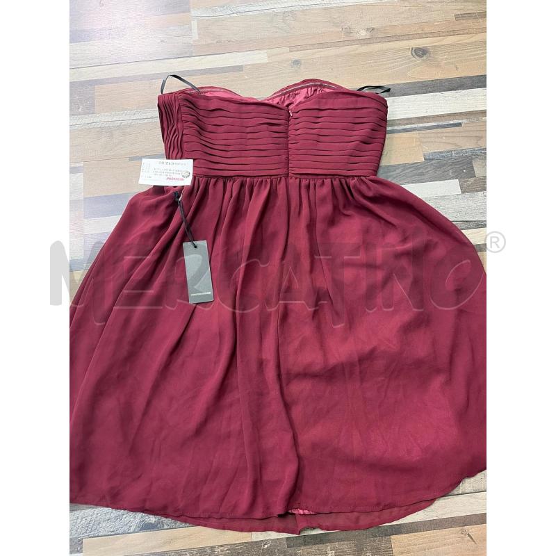 VESTITO DONNA ROSSO FOREVER 21 PLISETTATO CORTO | Mercatino dell'Usato Montesilvano 2