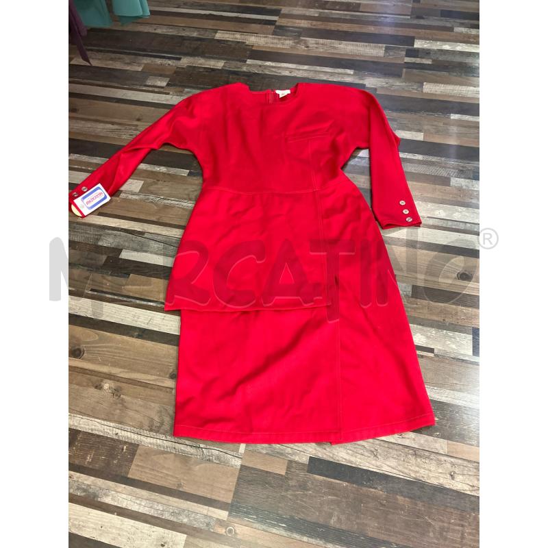 VESTITO DONNA ROSSO ISTANTE TG IV  | Mercatino dell'Usato Montesilvano 1