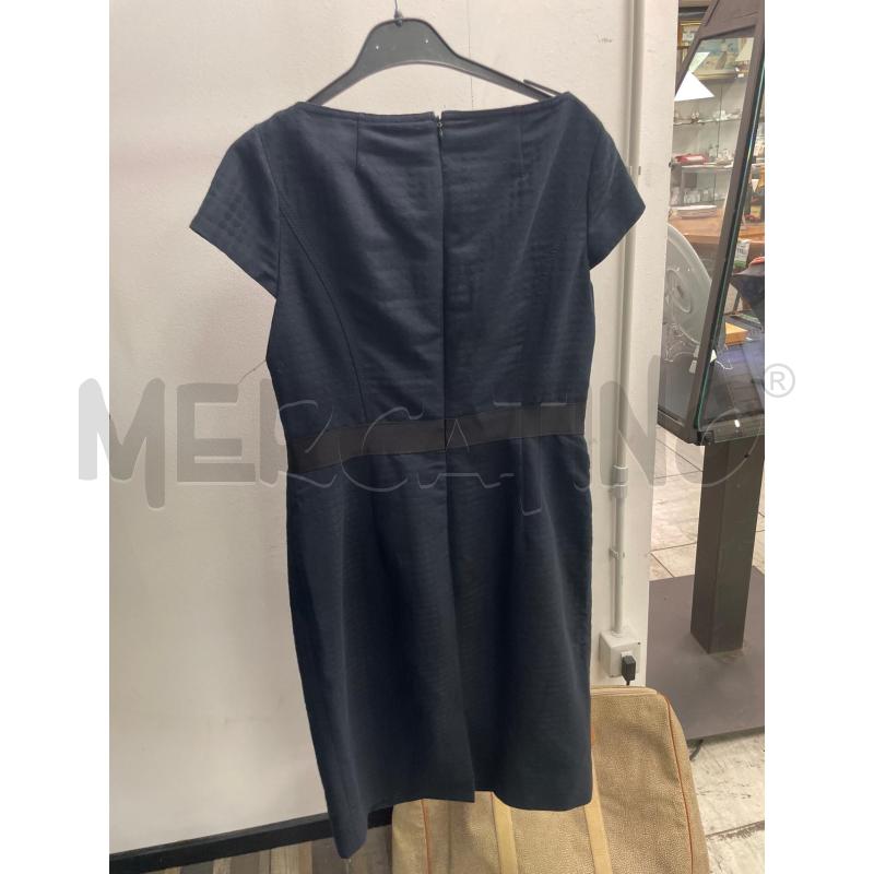 VESTITO DONNA SALVATORE FERRAGAMO BLU FIOCCO NERO ELEGANTE | Mercatino dell'Usato Montesilvano 3