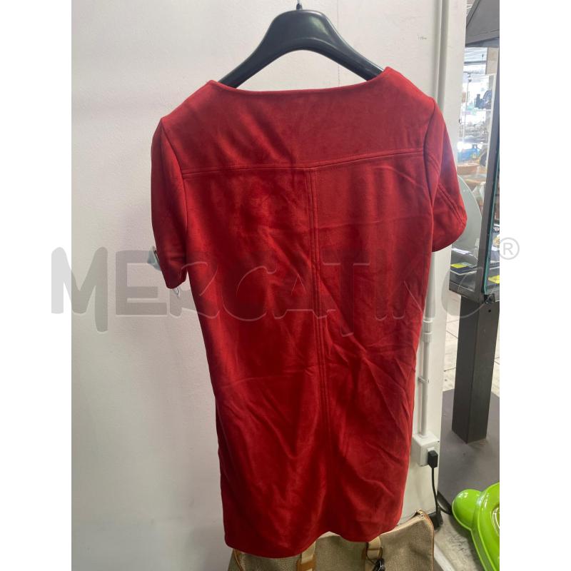 VESTITO DONNA SCAMOSCIATO ROSSO S.OLIVER | Mercatino dell'Usato Montesilvano 2