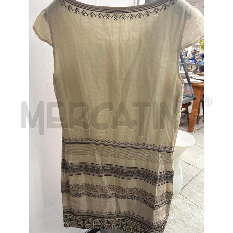 VESTITO DONNA SCERVINO BEIGE FANTASIA RICAMI  | Mercatino dell'Usato Montesilvano 4