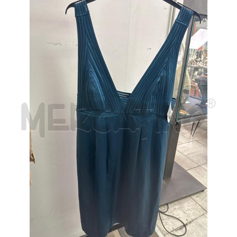 VESTITO DONNA SEE BY CHLOE AZZURRO PETROLIO TRIANGOLI | Mercatino dell'Usato Montesilvano 1