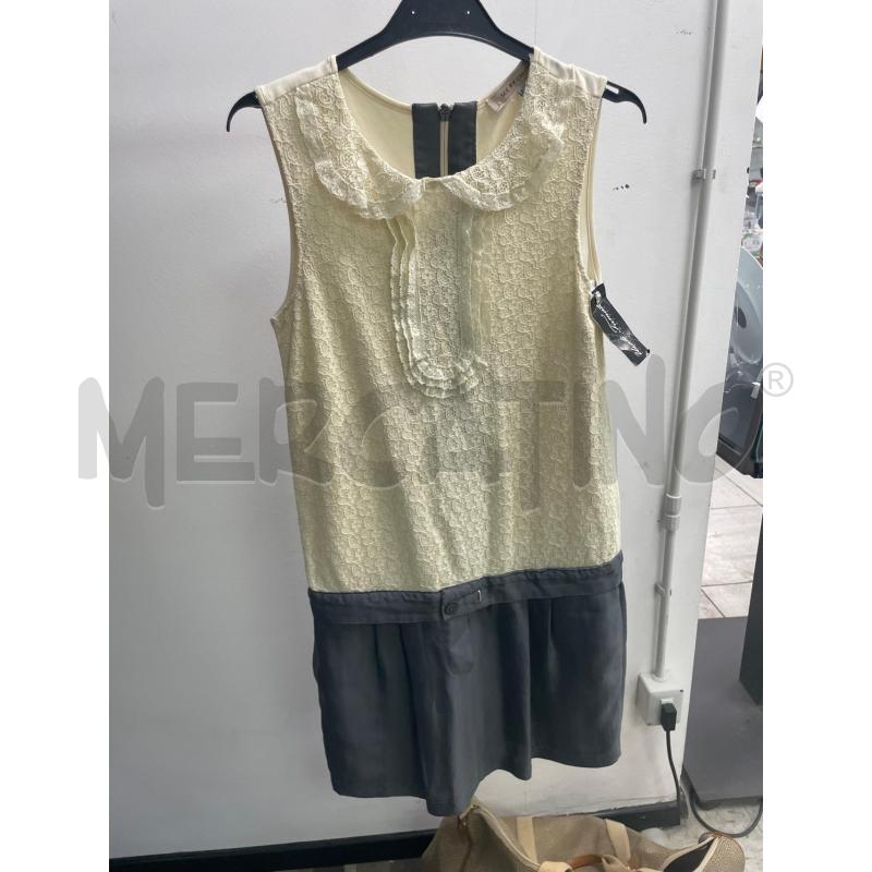 VESTITO DONNA SEE BY CHLOE BEIGE GRIGIO TG 40 | Mercatino dell'Usato Montesilvano 1