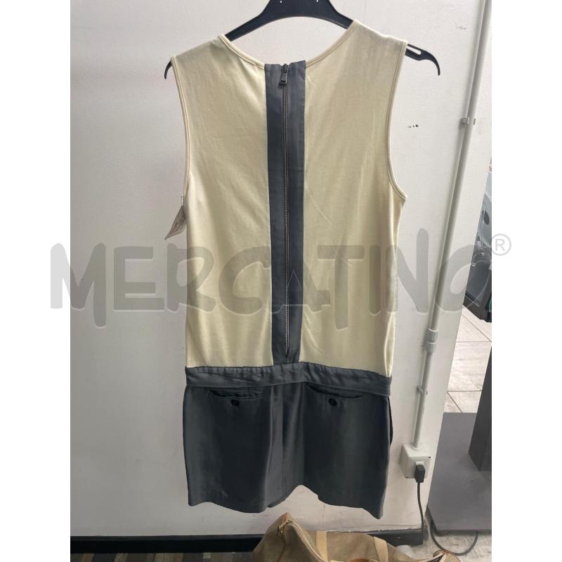 VESTITO DONNA SEE BY CHLOE BEIGE GRIGIO TG 40 | Mercatino dell'Usato Montesilvano 3