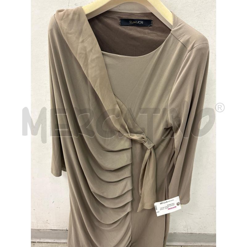 VESTITO DONNA SILVIA MORI BEIGE  | Mercatino dell'Usato Montesilvano 2