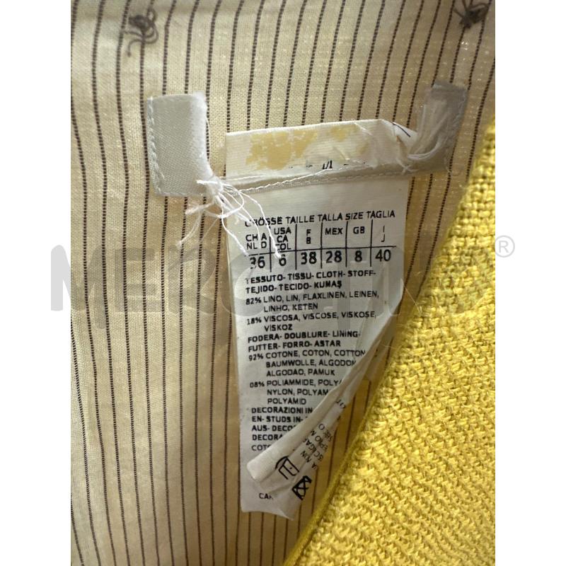 VESTITO DONNA SPORT MAX MARA SENAPE TASCHINE PERLINE NERE | Mercatino dell'Usato Montesilvano 2