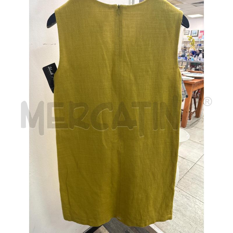 VESTITO DONNA SPORT MAX MARA SENAPE TASCHINE PERLINE NERE | Mercatino dell'Usato Montesilvano 4