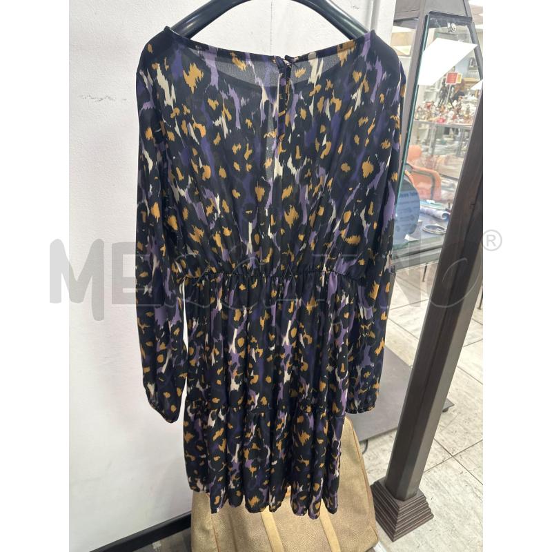 VESTITO DONNA SUSY MIX ANIMALIER VIOLA NERO GIALLO | Mercatino dell'Usato Montesilvano 3