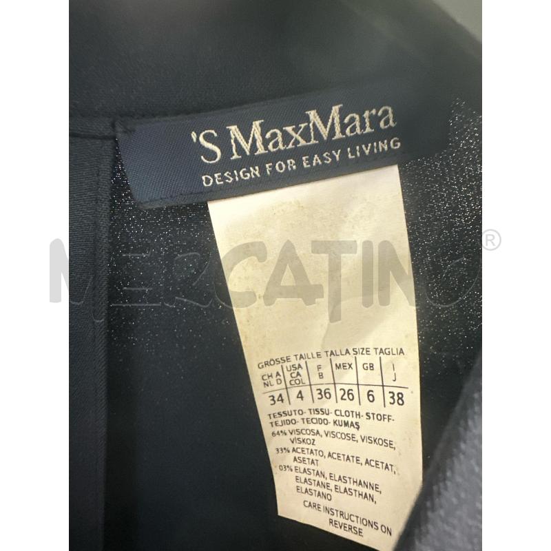 VESTITO DONNA S'MAX MARA BLU MEZZA MANICA  | Mercatino dell'Usato Montesilvano 2