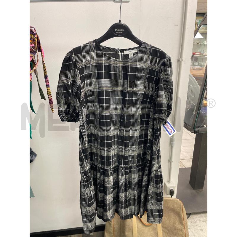 VESTITO DONNA TOP SHOP NERO QUADRETTATO PALLONCINO | Mercatino dell'Usato Montesilvano 1