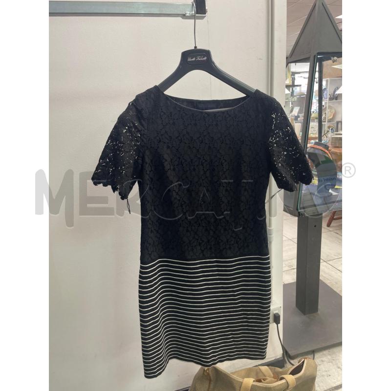 VESTITO DONNA TRUSSARDI NERO BIANCO COPRPINO PIZZO    | Mercatino dell'Usato Montesilvano 1