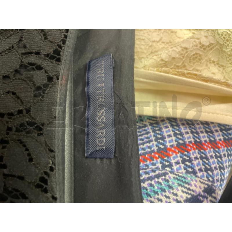 VESTITO DONNA TRUSSARDI NERO BIANCO COPRPINO PIZZO    | Mercatino dell'Usato Montesilvano 3