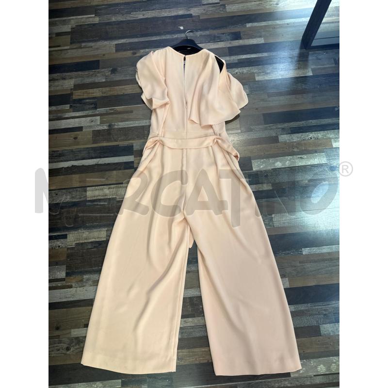 VESTITO DONNA TUTA SMARCHIATO ROSA STRASS LATERALI ELEGANTE | Mercatino dell'Usato Montesilvano 3
