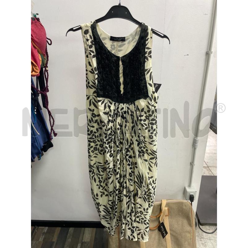 VESTITO DONNA TWIN SET BEIGE NERO  | Mercatino dell'Usato Montesilvano 1