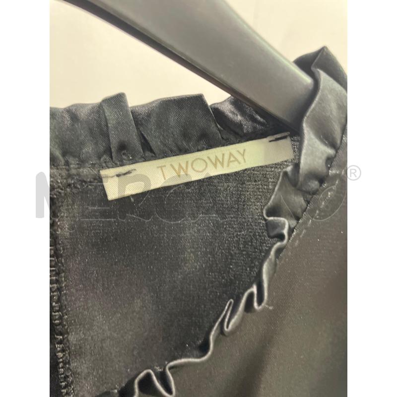 VESTITO DONNA TWO WAY NERO SATINATO | Mercatino dell'Usato Montesilvano 2