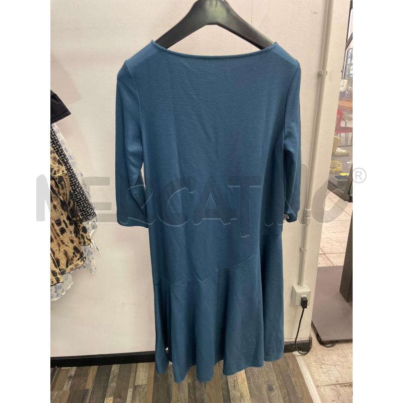 VESTITO DONNA VERDE PETROLIO TG L SMARCHIATO | Mercatino dell'Usato Montesilvano 2
