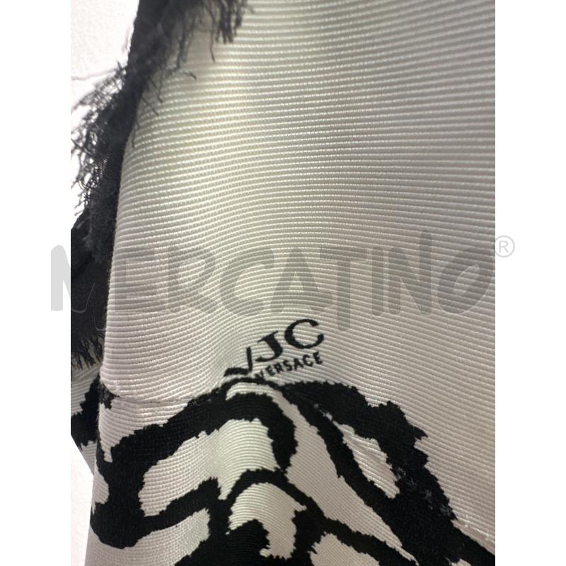 VESTITO DONNA VERSACE JEANS COUTURE BIANCO FIORI NERI | Mercatino dell'Usato Montesilvano 2