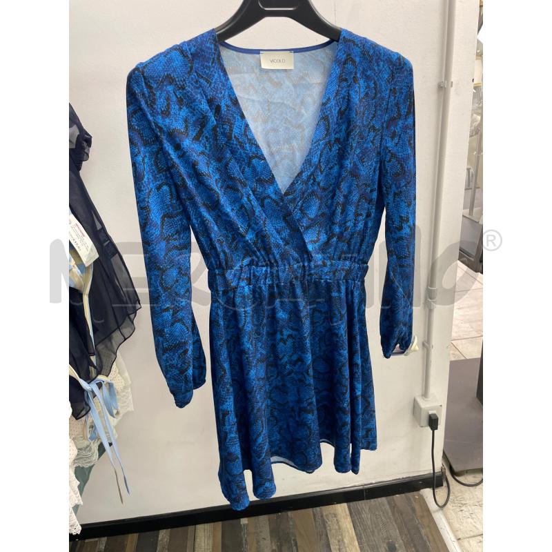 VESTITO DONNA VICOLO BLU STAMPATO PITONATO | Mercatino dell'Usato Montesilvano 1